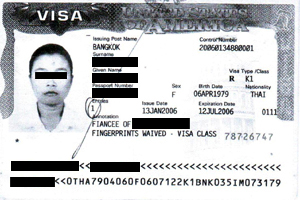 Brian Wright My Thai Fiancee K1 Visa