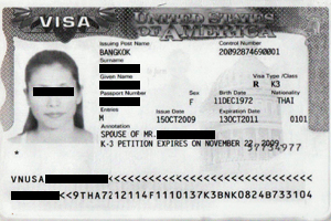 My Thai Fiancee Visa K1 Visa 95